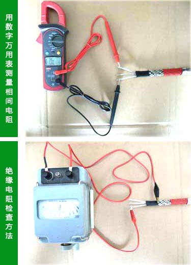 自控溫電伴熱帶絕緣電阻的簡易測試方法(圖1)